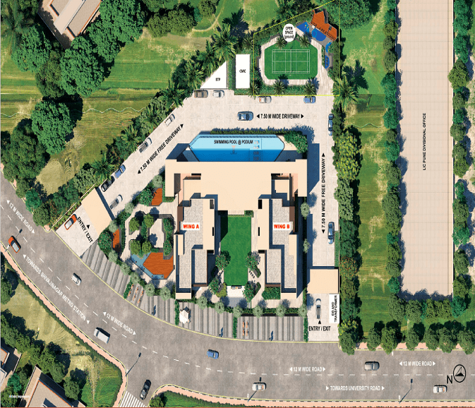 Ultra Luxurious 3BHK and 4BHK flats in Venkatesh Laurel Shivajinagar Pune